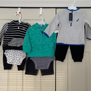 Boys 3 suits, costumes, sets 6-9 months bundle outfits